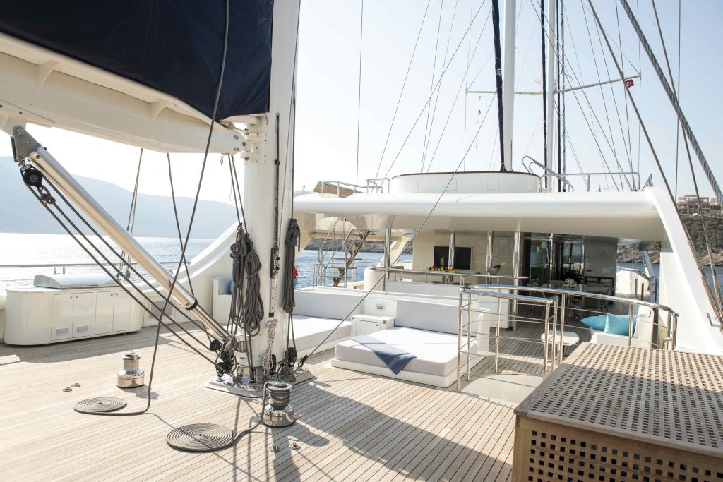 Meira yacht deck